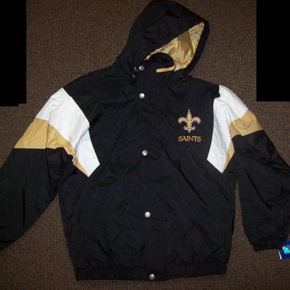 NEW ORLEANS SAINTS STARTER NFL Hooded Jacket - Picture 6 of 13